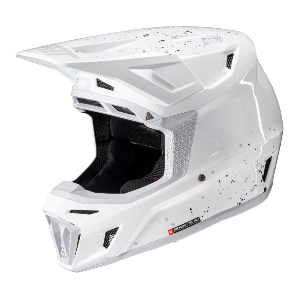 Leatt 8.5 Motocross Helmet Kit White