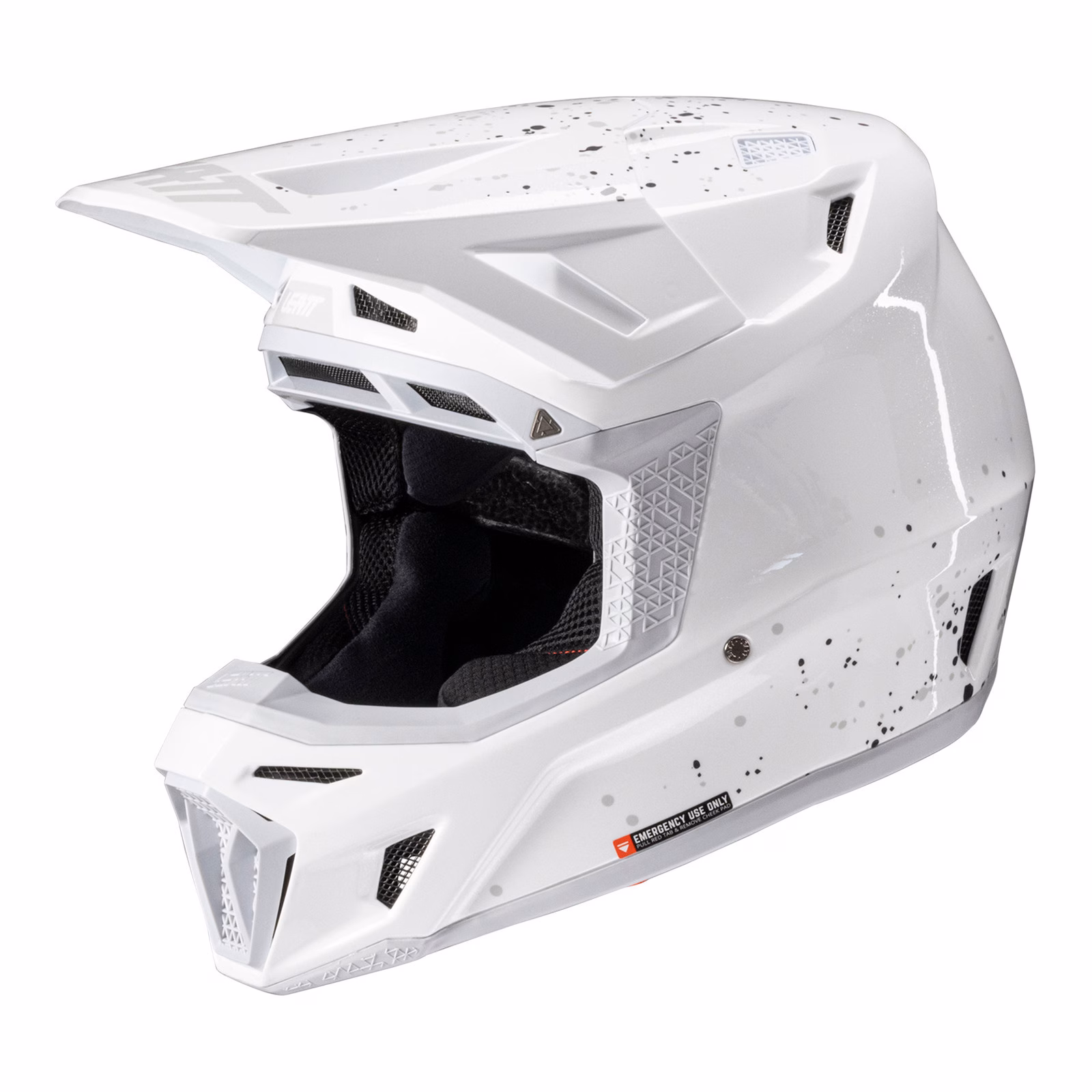 Leatt 8.5 Motocross Helmet Kit White - Image 2