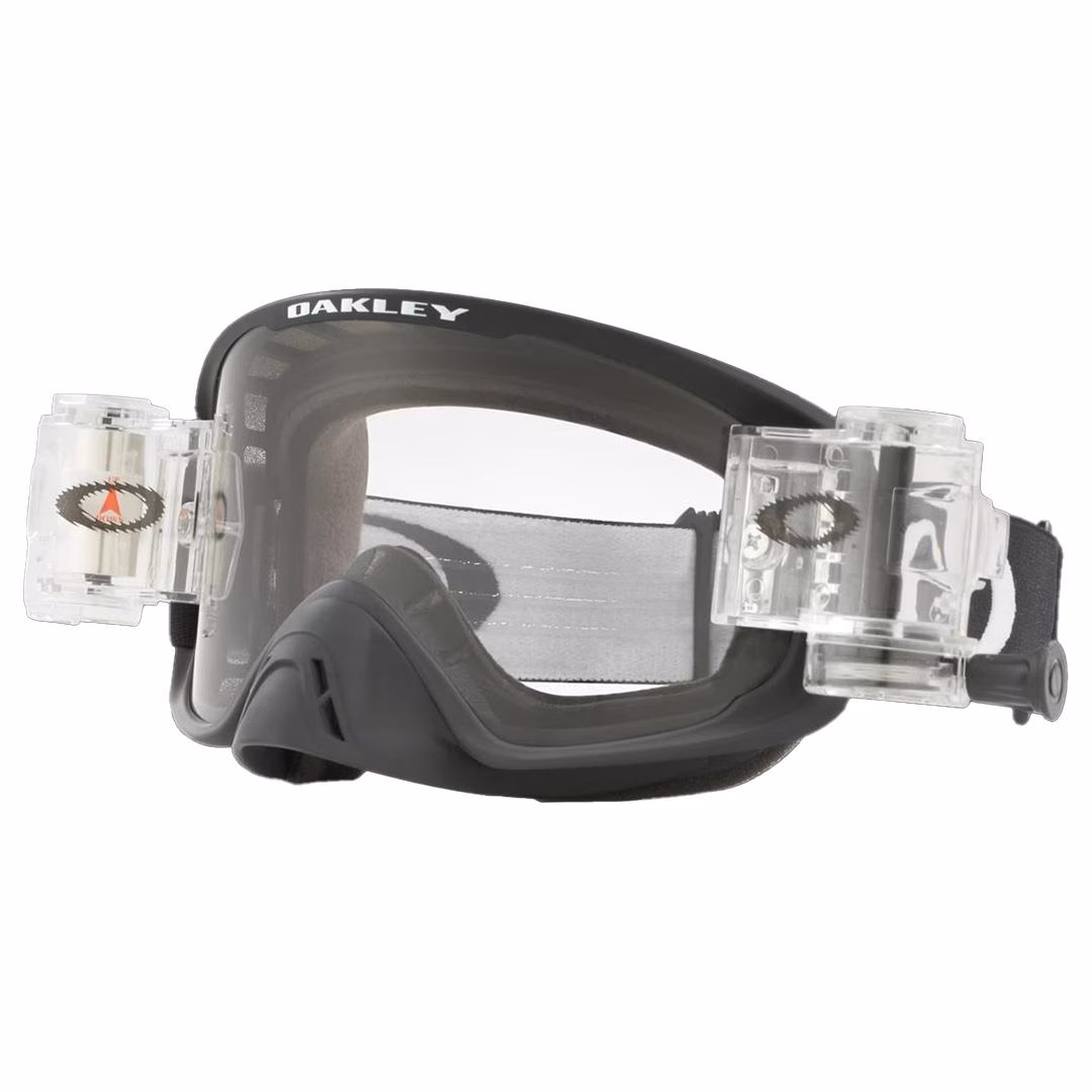 Oakley O-Frame 2.0 Pro Motocross Goggles Matte Black w/ClrRollOff Lens - Image 1