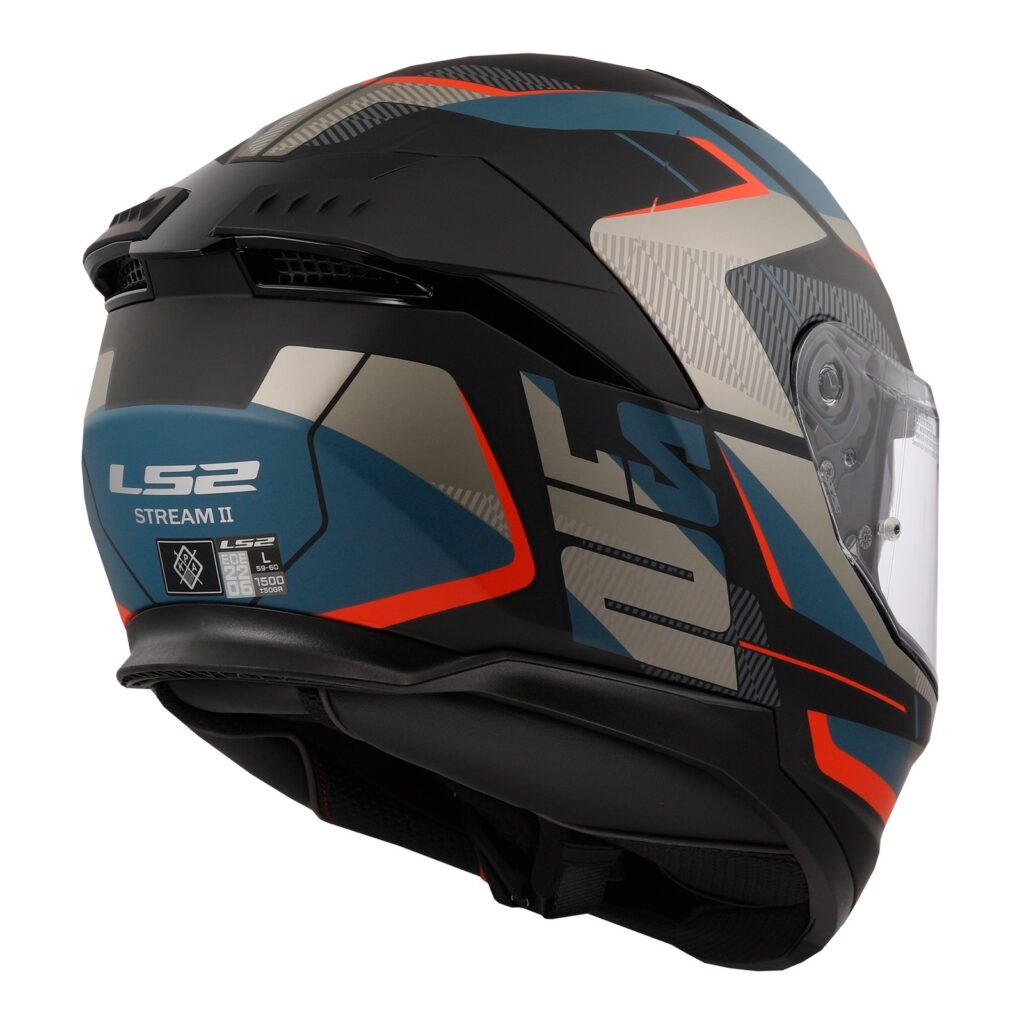 LS2 FF808 Stream II Road Helmet Matte Black / Blue