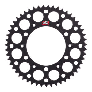 Renthal Sprocket Rear Black 51T Alloy 7075 T6 Grooved - Image 1