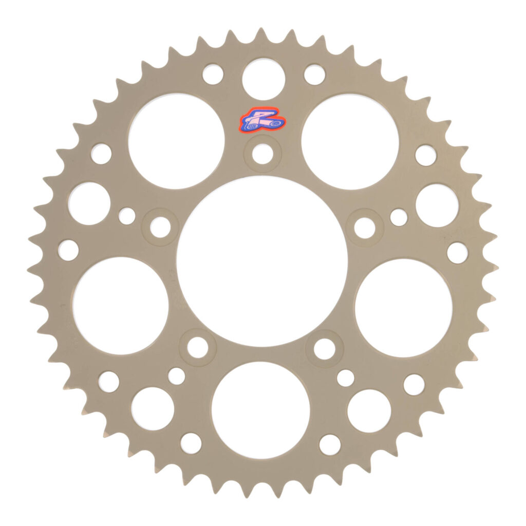 Renthal Sprocket Rear Silver 47T Alloy 7075 T6 Grooved Suzuki