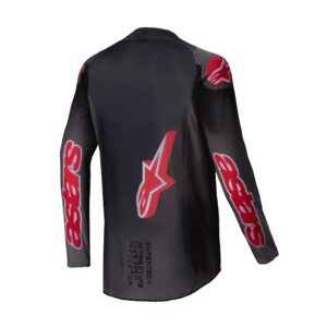 Alpinestars Supertech Lipan Motocross Jersey Smoke/Bright Red - Image 2