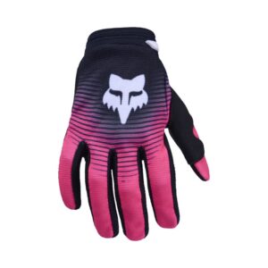 Fox 180 Collect Motocross Gloves Youth Girls Black/Pink - Image 1