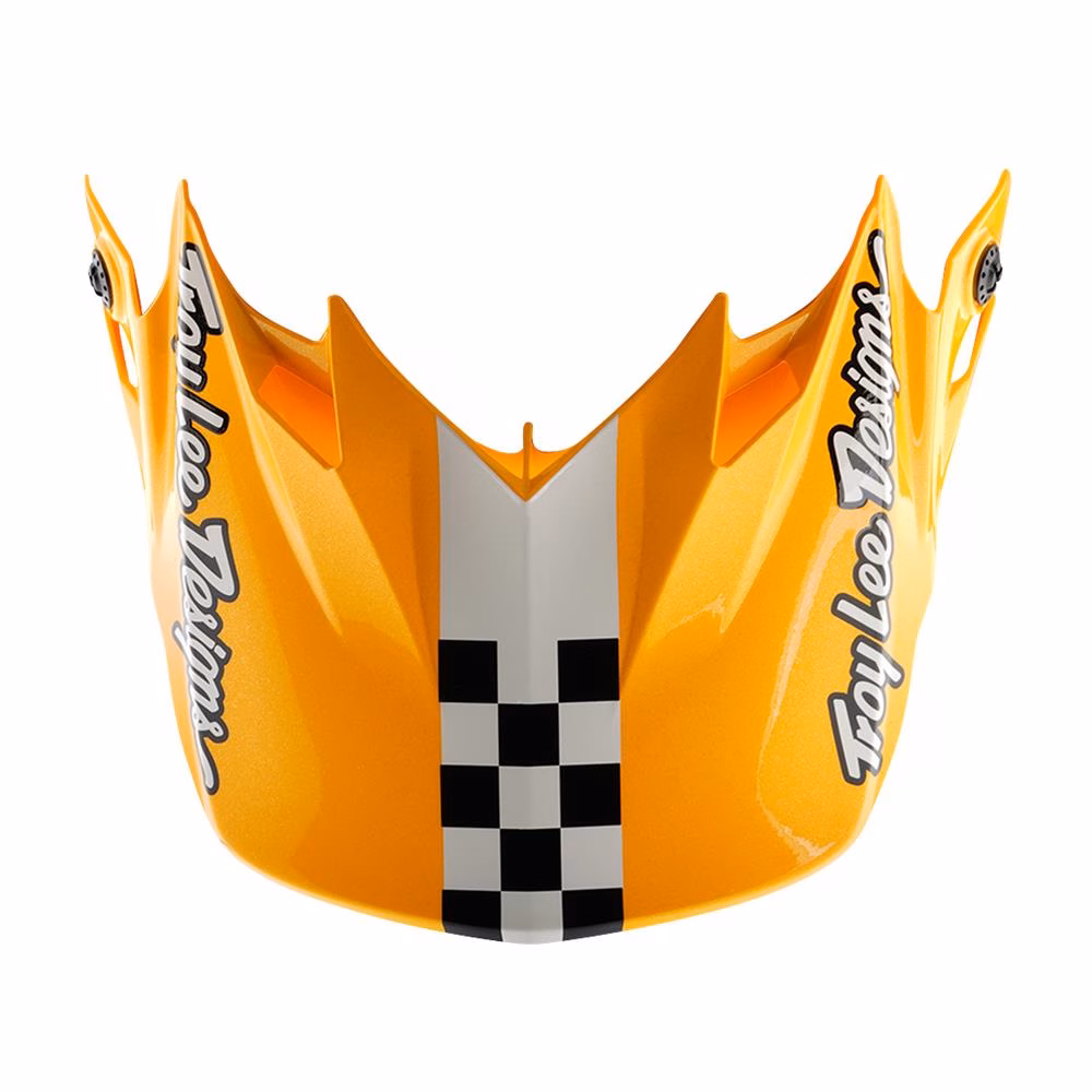 Troy Lee Designs GP Pro Visor Fifty-50 White/Gold