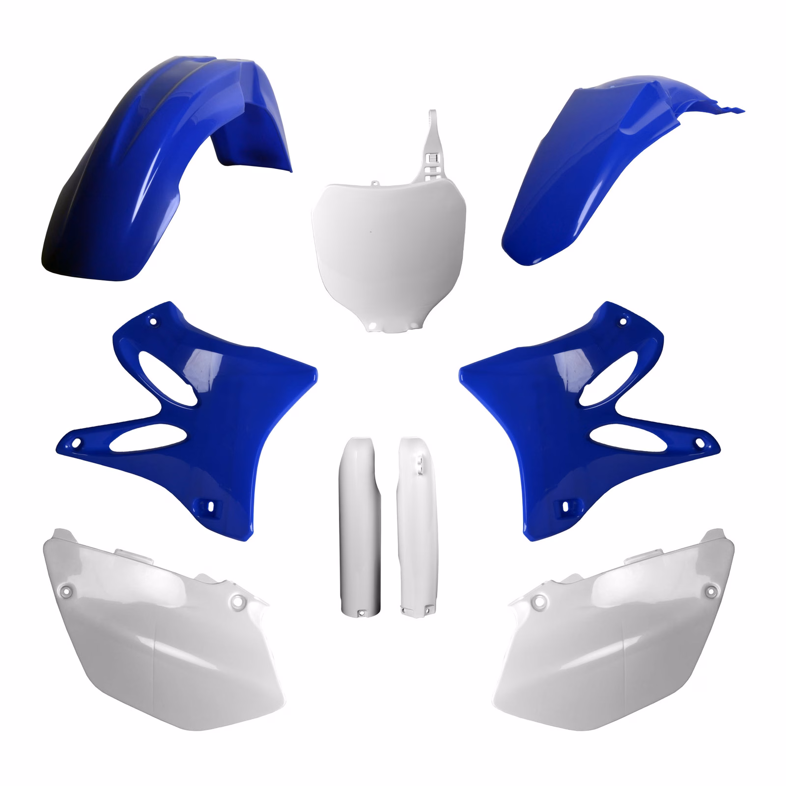 Polisport Full Kit Yamaha YZ125/250 ('02-'05) - OEM Blue / White - Image 1