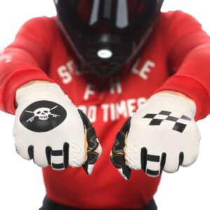 Fasthouse Speed Style Baja Motocross Glove White Sand - Image 6