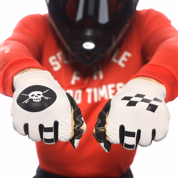 Fasthouse Speed Style Baja Motocross Glove White Sand