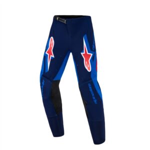 Alpinestars Supertech Vista Motocross Pants Youth Dark Navy/Hot Coral/Cobalt - Image 1
