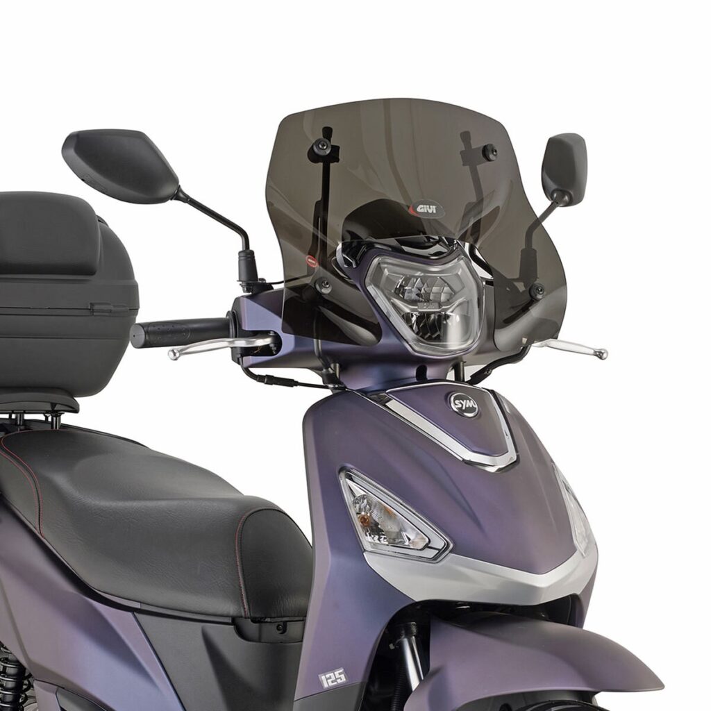 GIVI SCREEN PIAGGIO MEDLY/S 125-150 I-GET '20-> SMOKED 19x44cm (A5615A)