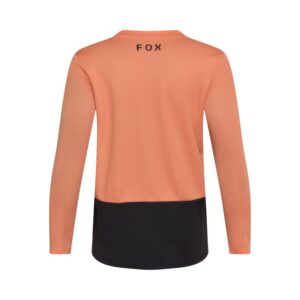 Fox Youth Ranger Fox Head Long Sleeve Jersey Coral - Image 2