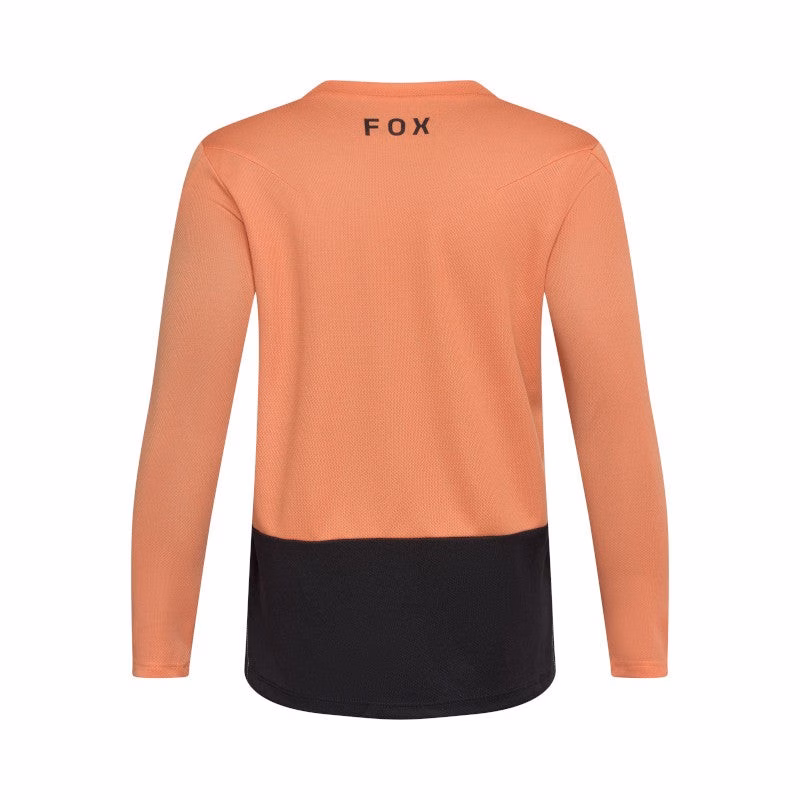 Fox Youth Ranger Fox Head Long Sleeve Jersey Coral