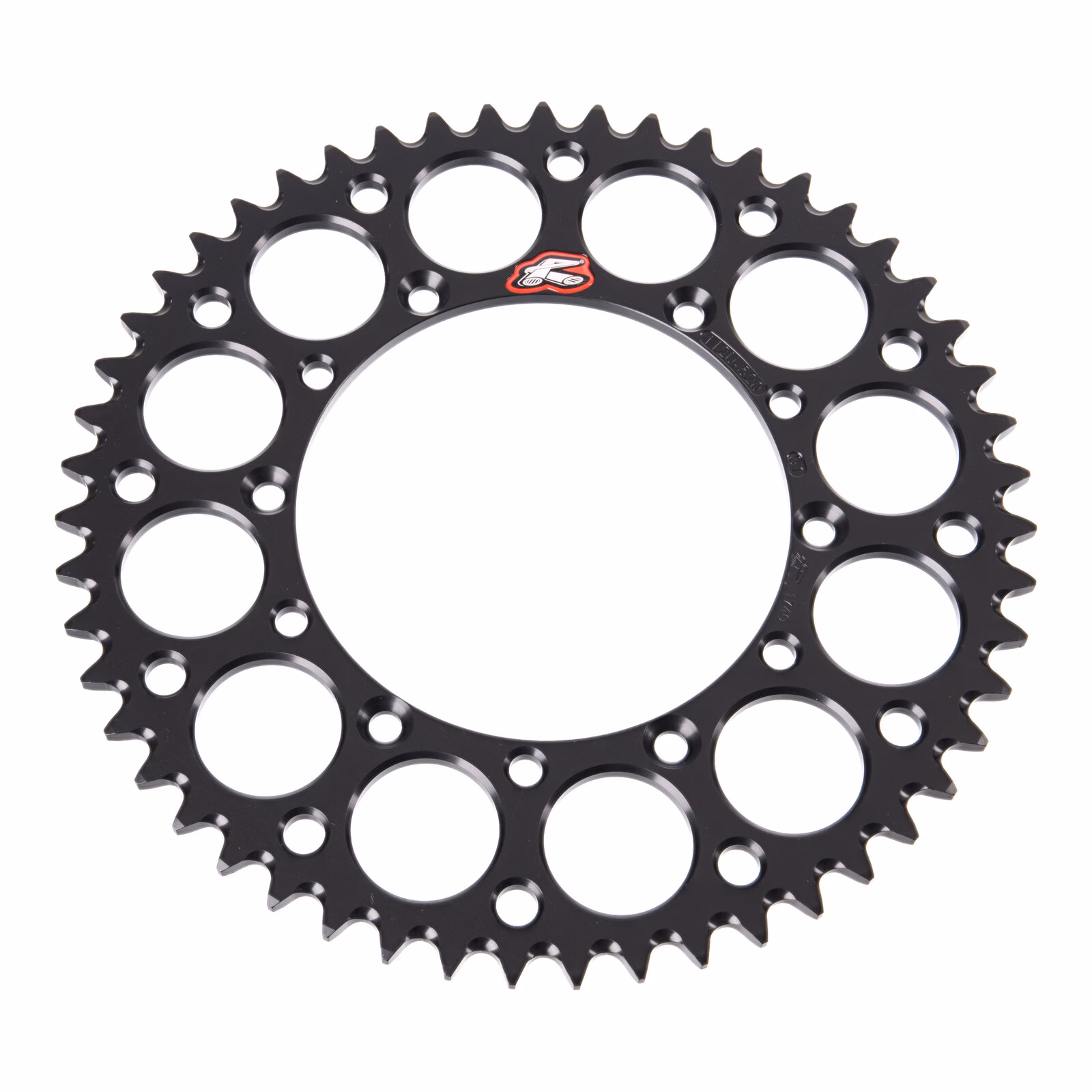 Renthal Sprocket Rear Black 51T Alloy 7075 T6 Grooved - Image 2