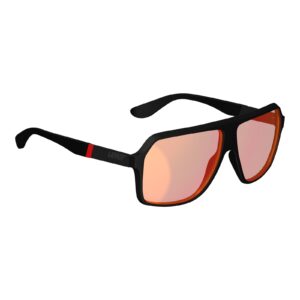 Leatt TheViz Andes Sunglasses - Satin Black Polarized Red (14 VLT) - Image 1