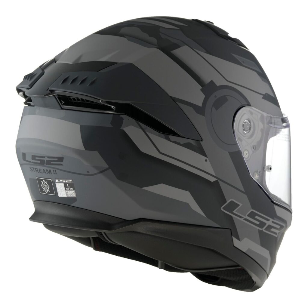 LS2 FF808 Stream II Shadow Road Helmet Matte Titanium / Grey