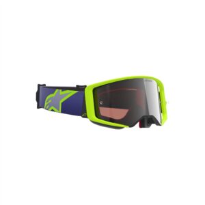 Alpinestars Supertech Vision Corp Motocross Goggle Purple/Yellow Fluoro - Mirror Silver Lens - Image 3