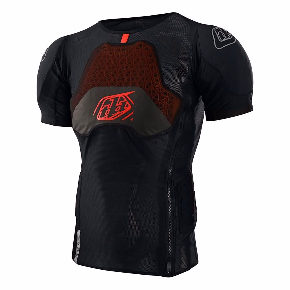 Troy Lee Designs Stage Ghost D30 Short Sleeve Baselayer Black