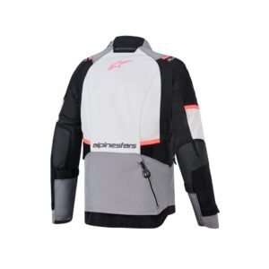 Alpinestars Stella Andes v4 Drystar Adventure Jacket Ladies Dark Gray/Ice Gray/Black/Fluoro Coral - Image 2