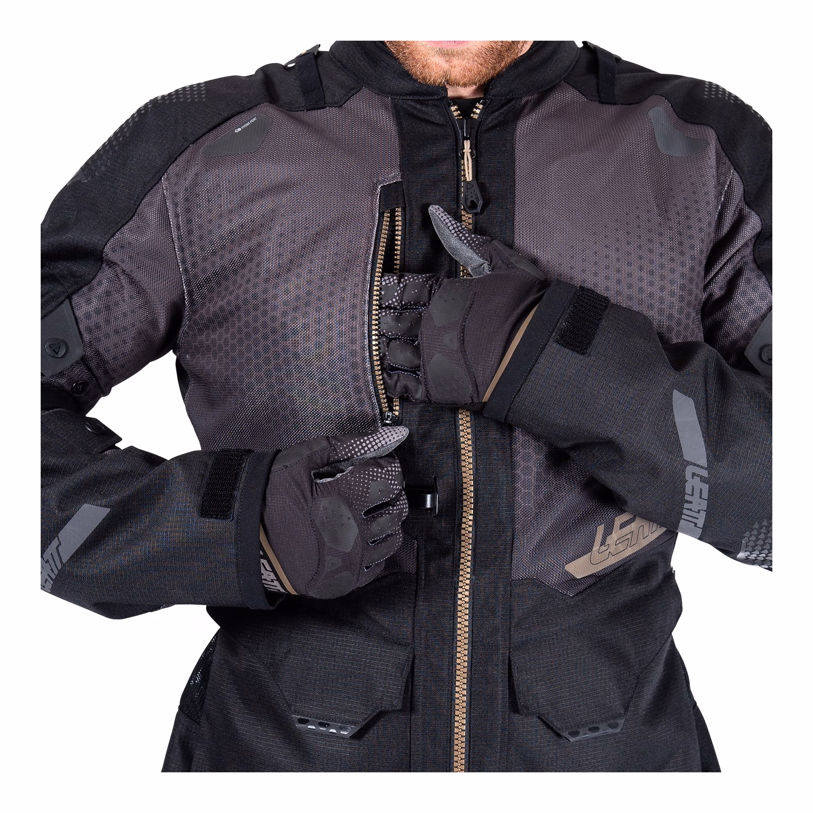 Leatt 5.5 ADV FlowTour Adventure Jackets Stealth - Image 7
