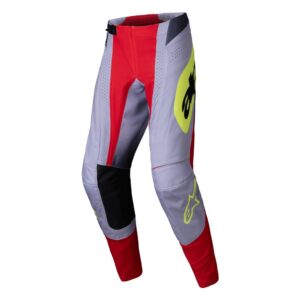 Alpinestars Techstar Melt Motocross Pants Bright Red/Gray - Image 1