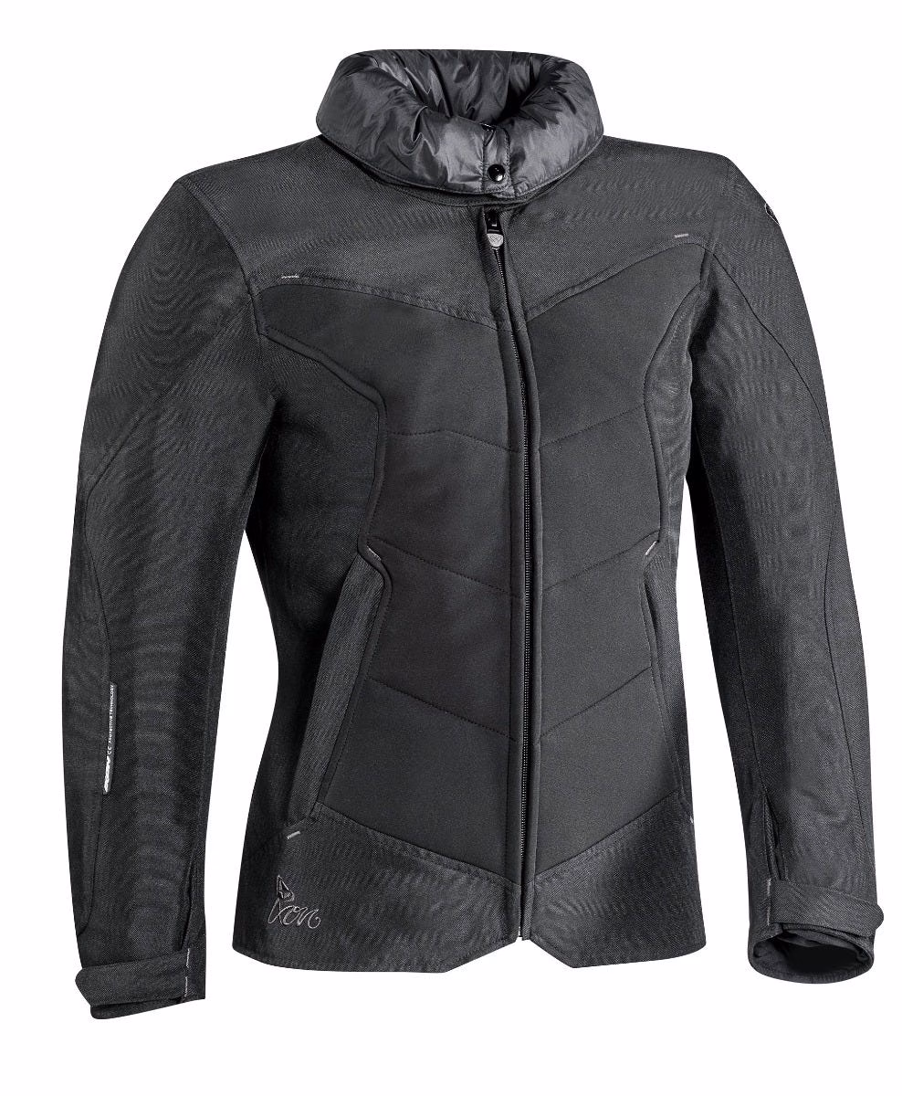 IXON HELKA LS TEXTILE PARKA  BLK - Image 3
