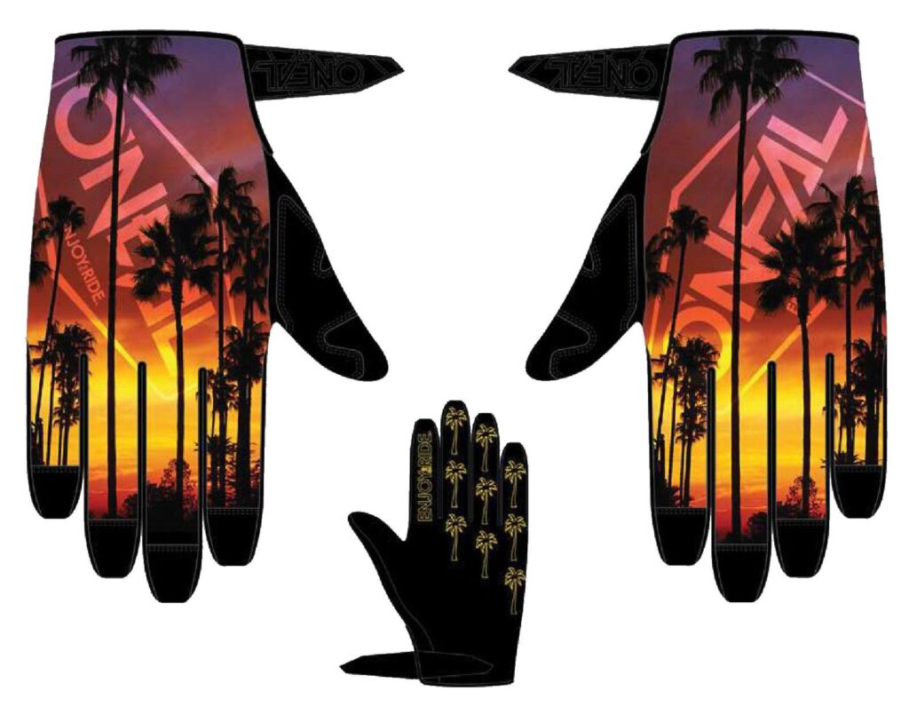 Oneal Mayhem Sunset Motocross Gloves Black/Multi