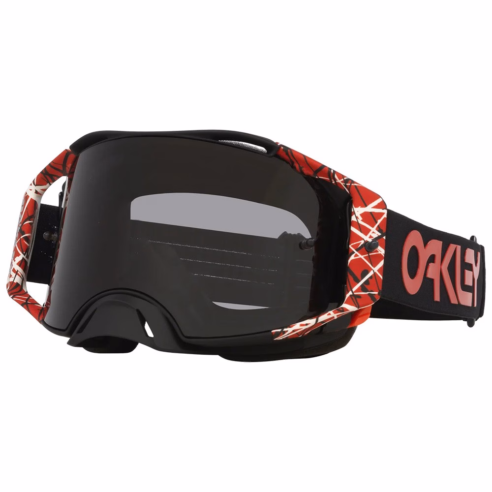 Oakley Airbrake MX Goggle Red Eddie w/ Dark Grey Lens