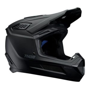 Thor Fleet Blackout Motocross Helmet Youth - Image 2