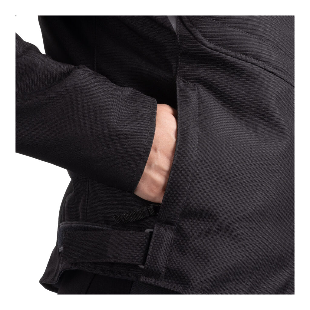 Oxford Valencia 3.0 Waterproof Dry2Dry Women's Textile Road Jacket - Black