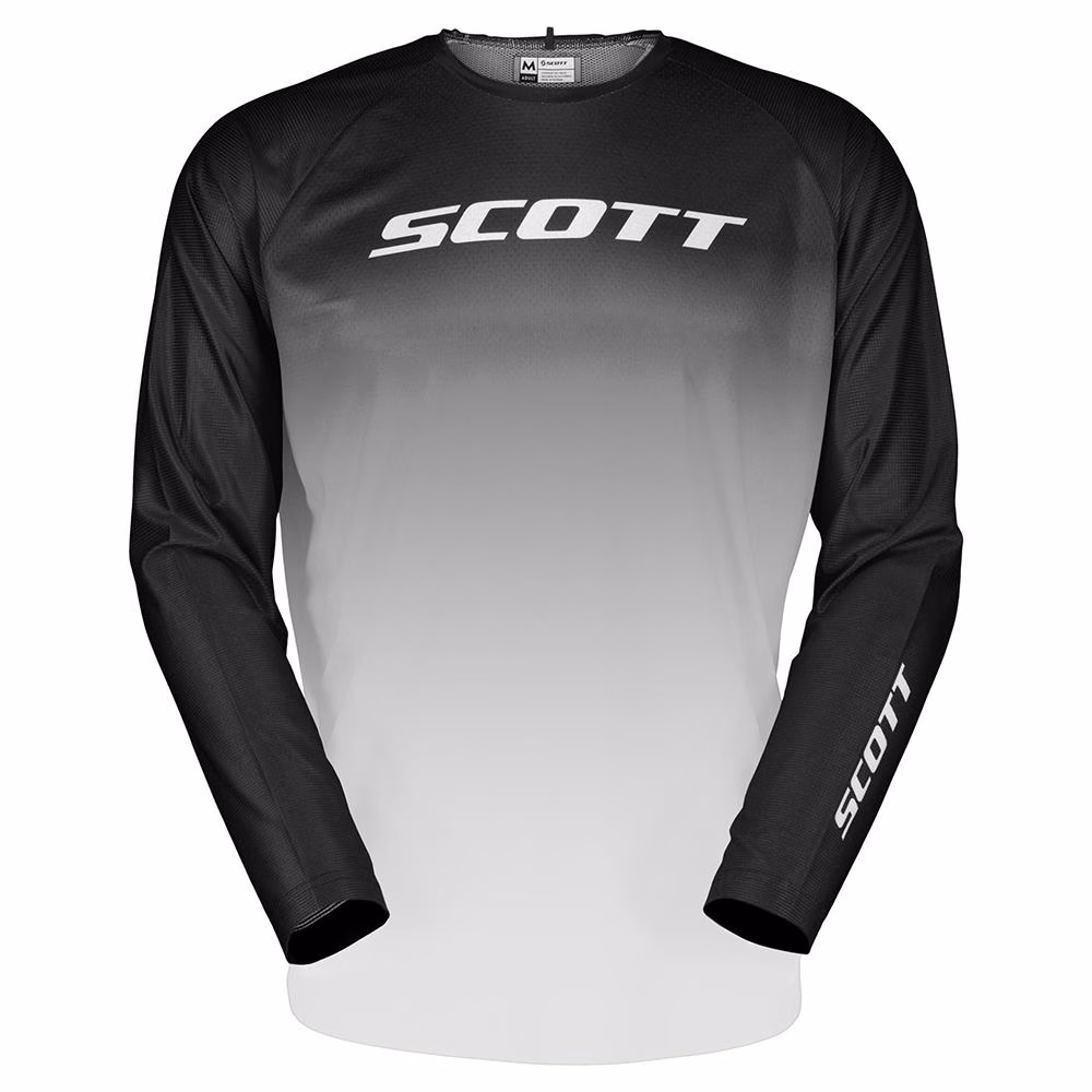 Scott Swap EVO Motocross Jersey Caviar Black/Bright White