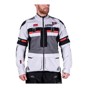 Leatt Rally 5.5 Adventure Jacket  Grey - Image 3
