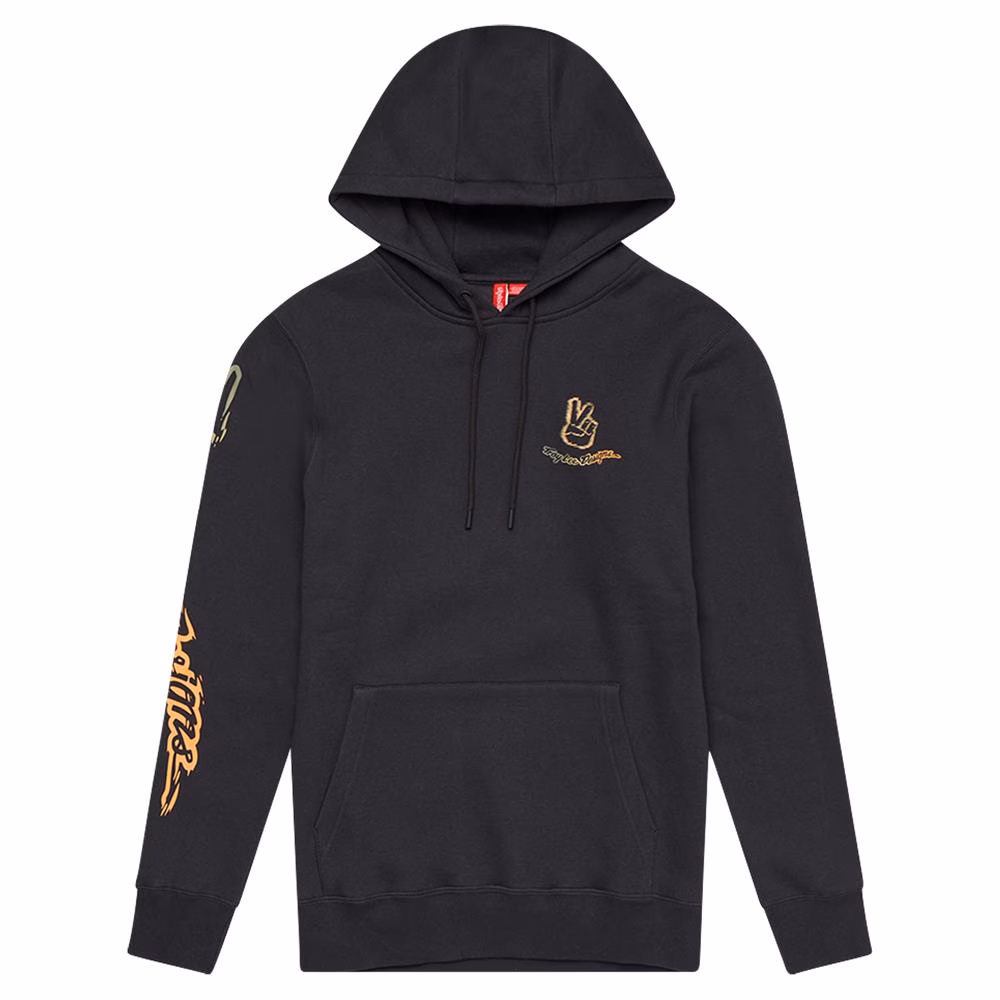 Troy Lee Designs Peach Out Pullover Hoodie Carbon
