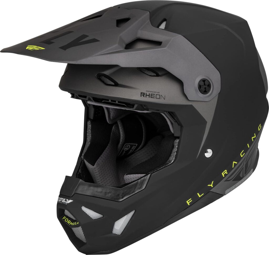 Fly Formula CP Slant Motocross Helmet Matte Black/Grey/Hi Vis