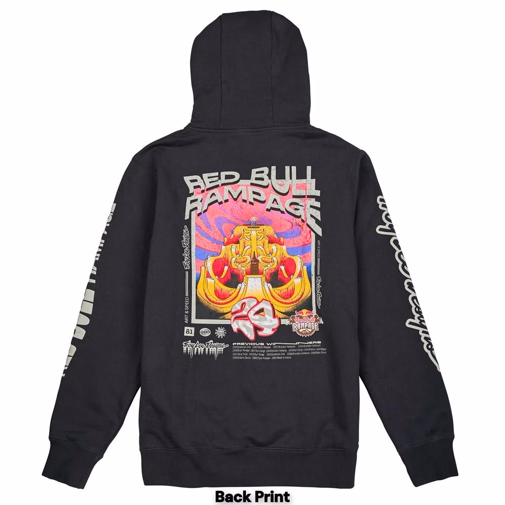 Troy Lee Designs x Redbull Rampage Altered Reality Pullover Hoodie Coal