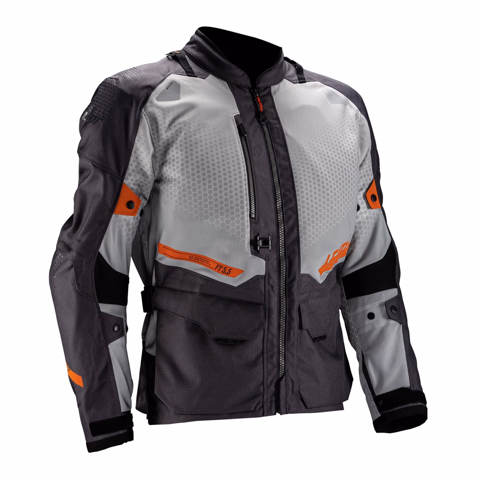 Leatt 5.5 ADV FlowTour Adventure Jacket Iron - Image 1