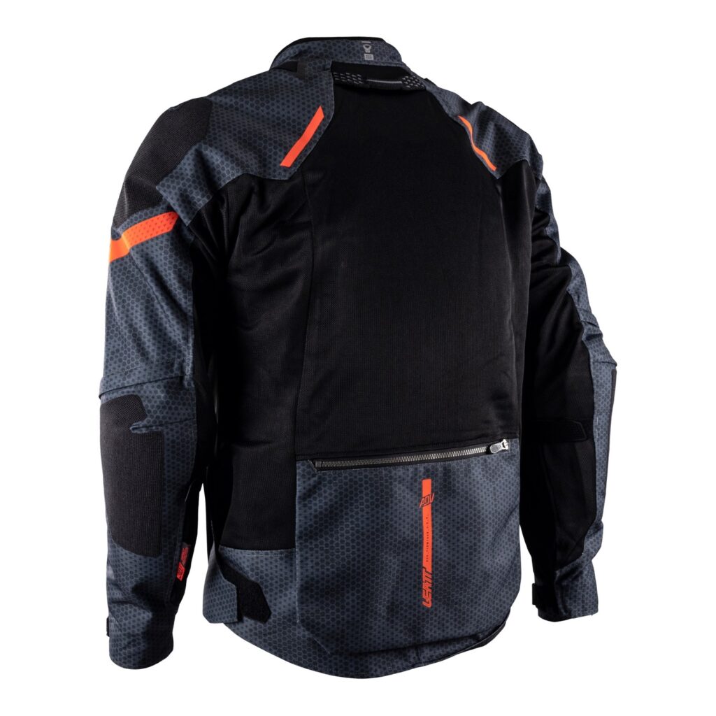 Leatt 4.5 ADV FlowTour Adventure Jacket (Short) - Iron / Grey
