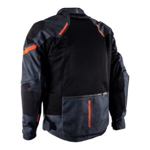 Leatt 4.5 ADV FlowTour Adventure Jacket (Short) - Iron / Grey - Image 2