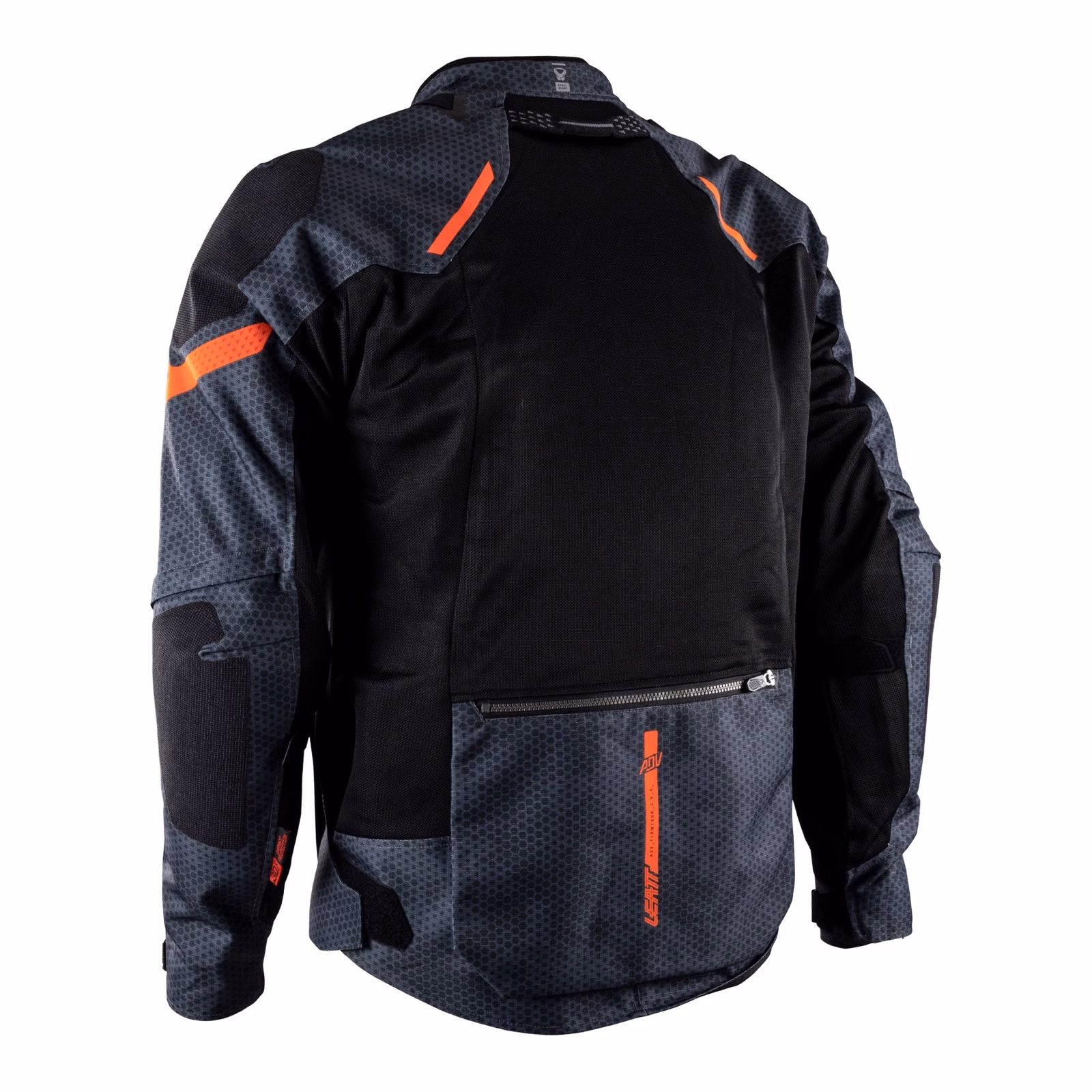 Leatt 4.5 ADV FlowTour Adventure Jacket (Short) - Iron / Grey - Image 2