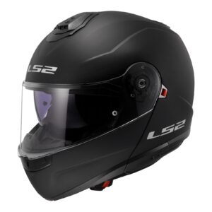LS2 FF908 Strobe II Flip Front Helmet Matte Black - Image 1