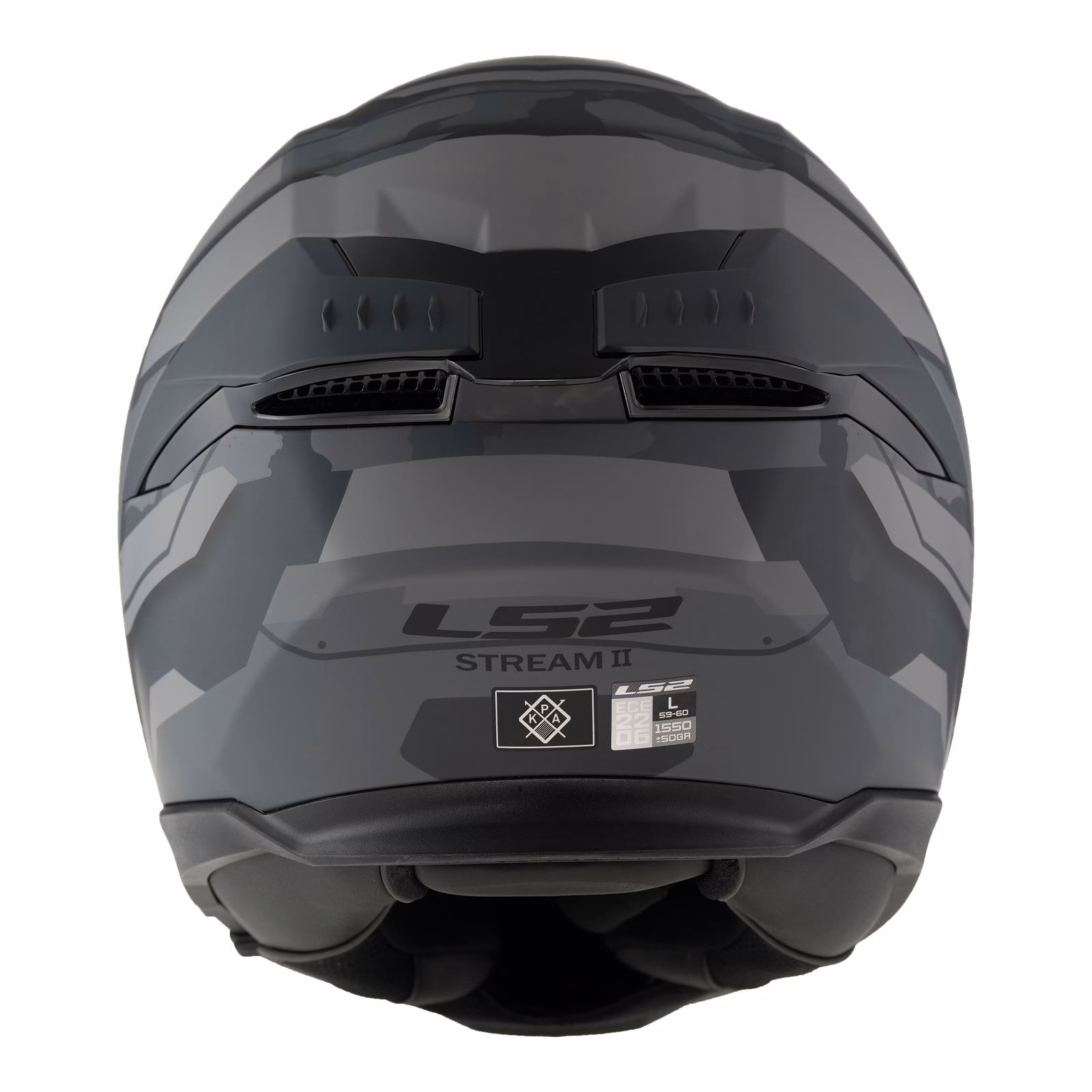 LS2 FF808 Stream II Shadow Road Helmet Matte Titanium / Grey - Image 5