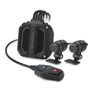 Navman MiVue 820D Motorcycle Dash Cam - Front & Rear Cameras - Image 1
