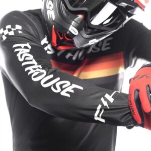 Fasthouse Carbon Force Motocross Jersey Black - Image 5