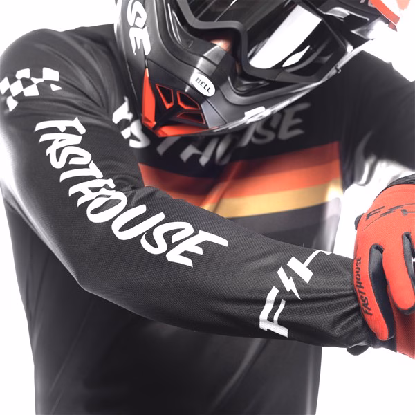 Fasthouse Carbon Force Motocross Jersey Black