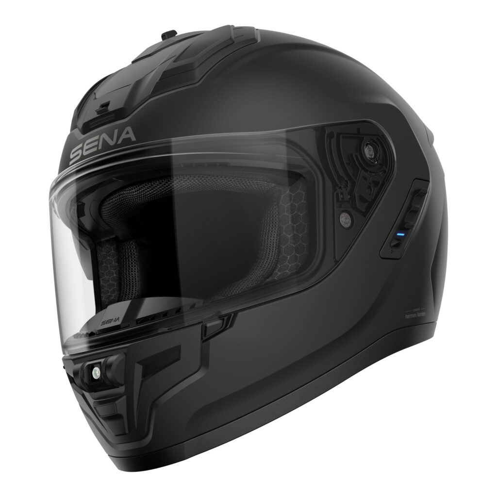 Sena Phantom Smart Road Helmet with Mesh Comms - Matte Black