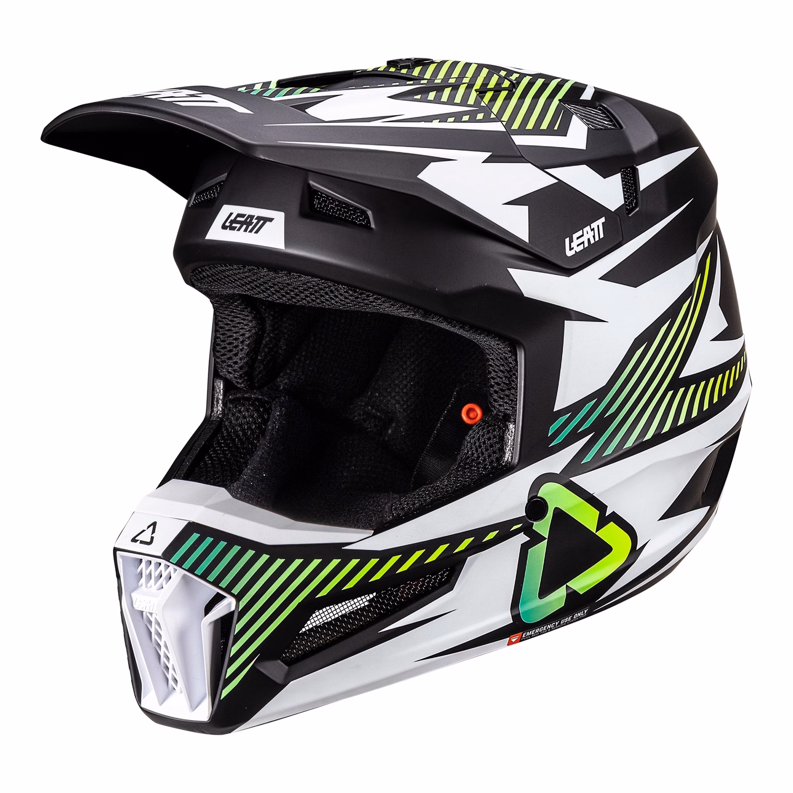 Leatt 3.5 Motocross Helmet Kit Storm Teal - Image 1