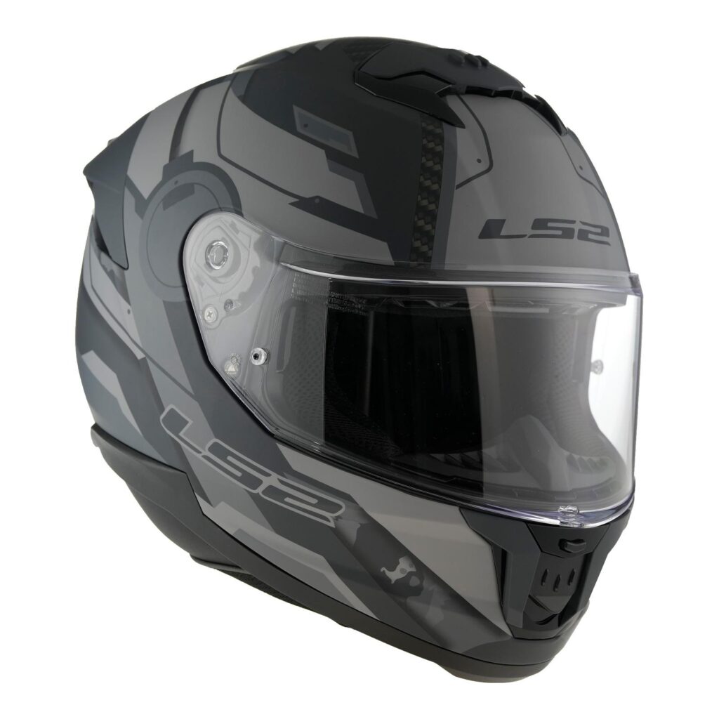 LS2 FF808 Stream II Shadow Road Helmet Matte Titanium / Grey