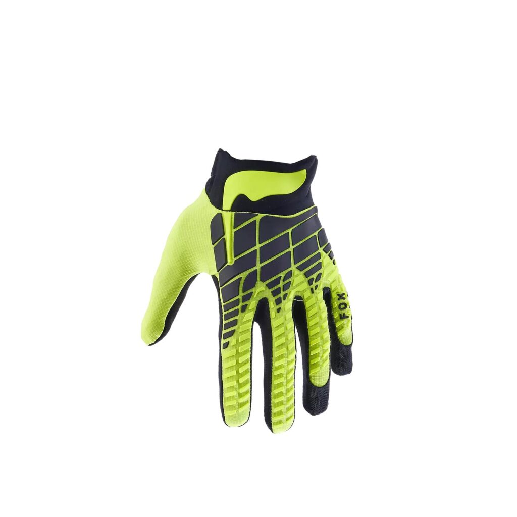 Fox 360 Motocross Gloves Flo Yellow