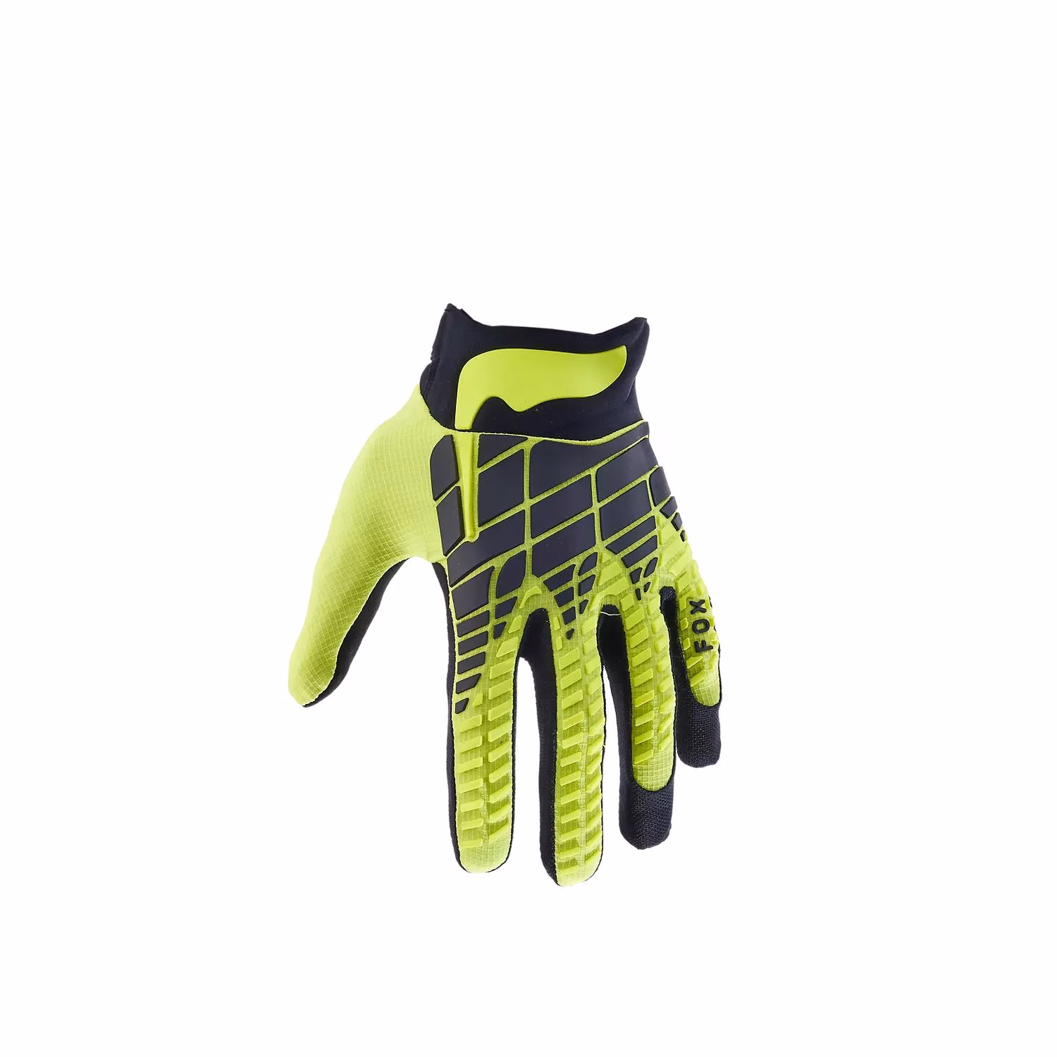 Fox 360 Motocross Gloves Flo Yellow - Image 1