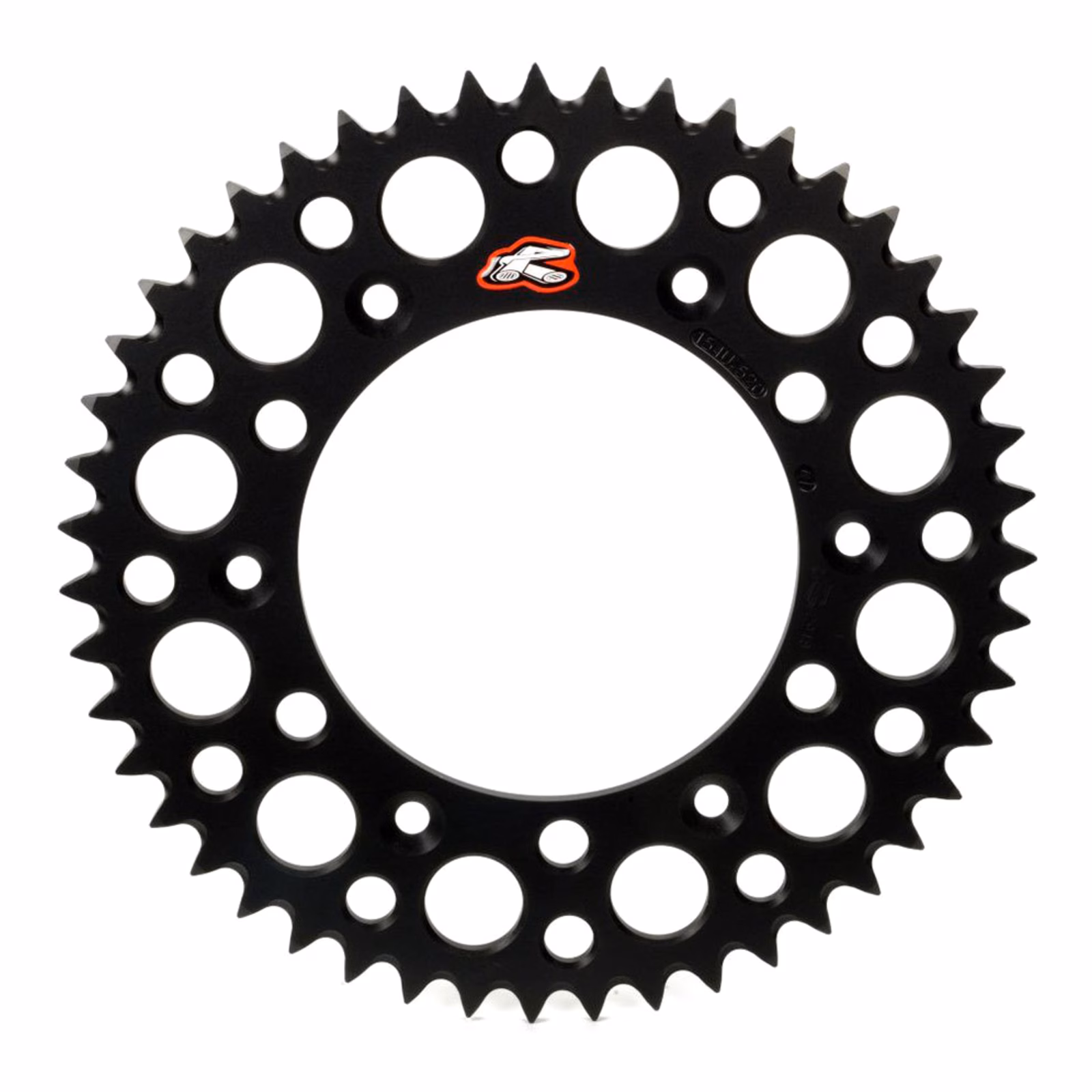 Renthal Sprocket Rear Black 49T Alloy 7075 T6 Grooved - Image 1
