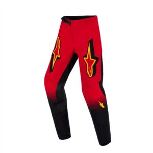 Alpinestars Supertech Scenz Motocross Pants Youth Red/Black/Yellow - Image 1